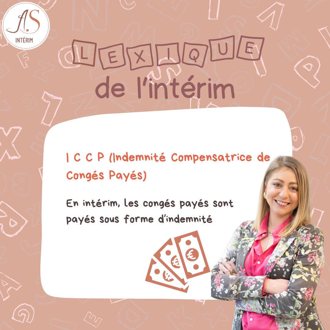ICCP intérim : indemnité compensatrice de congés payés expliquée par AS Intérim