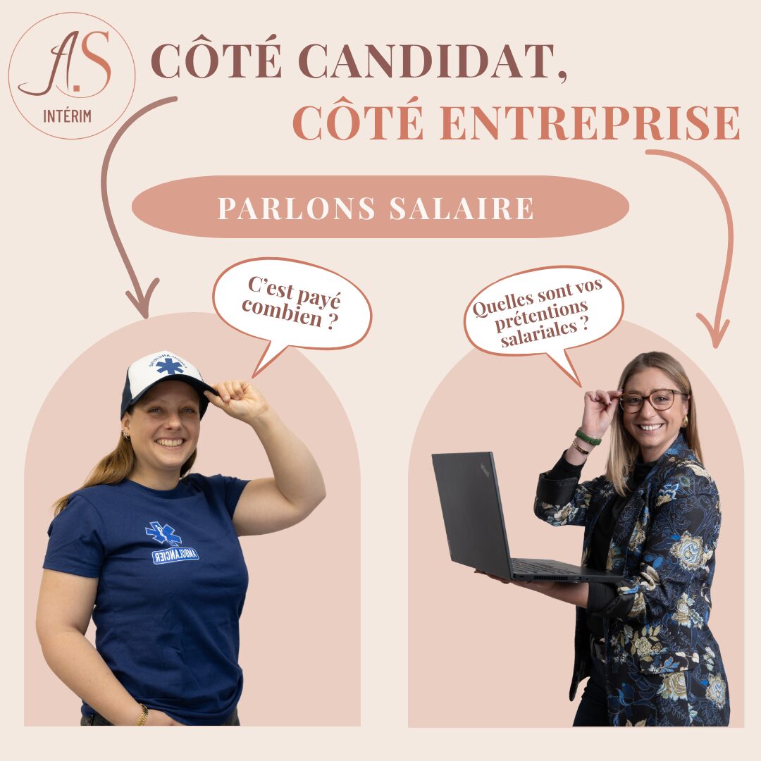 Côté candidat, côté entreprise : parler du salaire en intérim avec AS Intérim à Pau